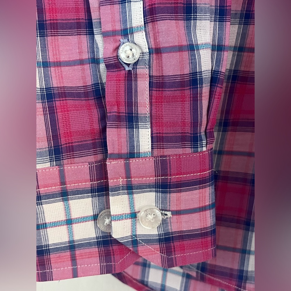 TAILORBYRD Boys 16 Cotton Buttondown Long Sleeve Shirt Col.Charmed B119W1149 NWT - Picture 10 of 16